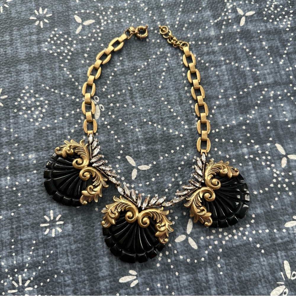 Vintage J. Crew Necklace Black